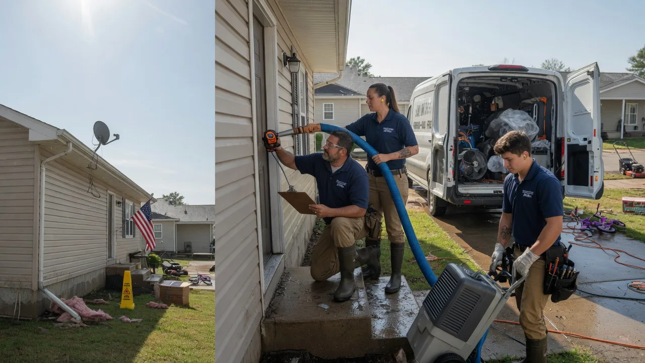 Ceiling Water Damage Restoration in Crosby, MS near me