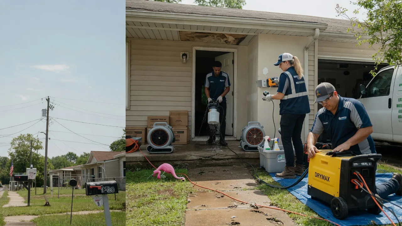 Storm Damage Water Removal in Crosby, MS near me